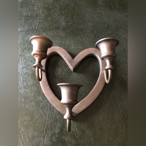 Hands Holding Heart Taper Candle Holder main image 1